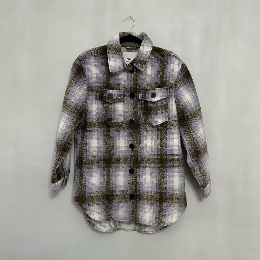 ONLY plaid shacket